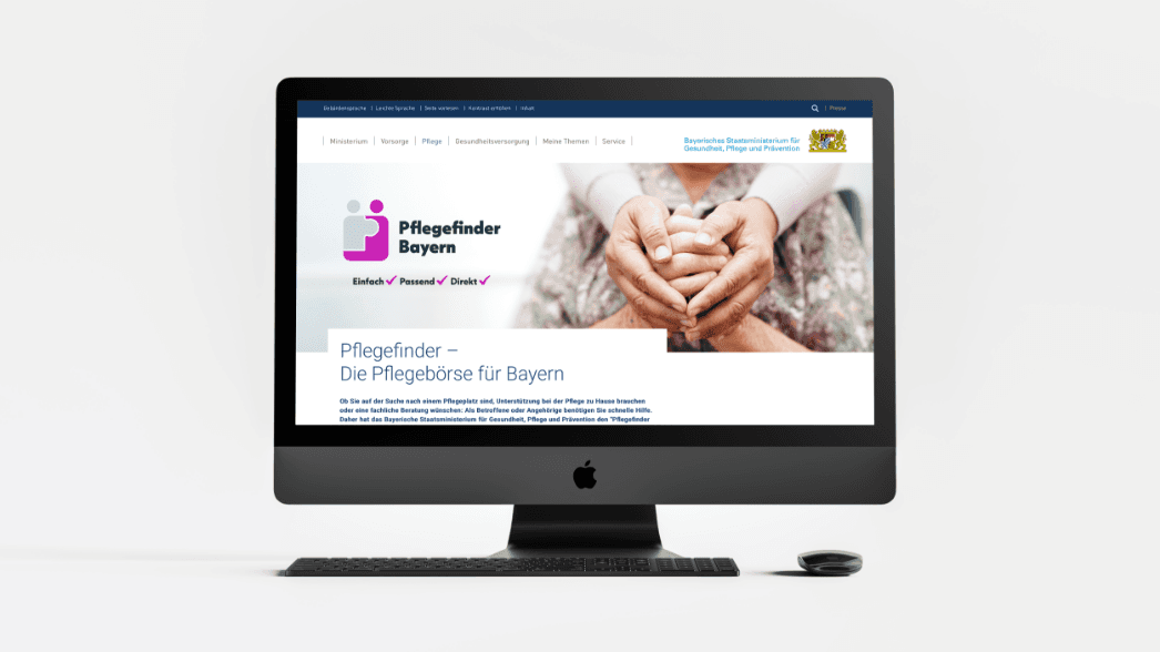 Pflegefinder Bayern: Awareness-Kampagne für Pflegesuchende | brandarena