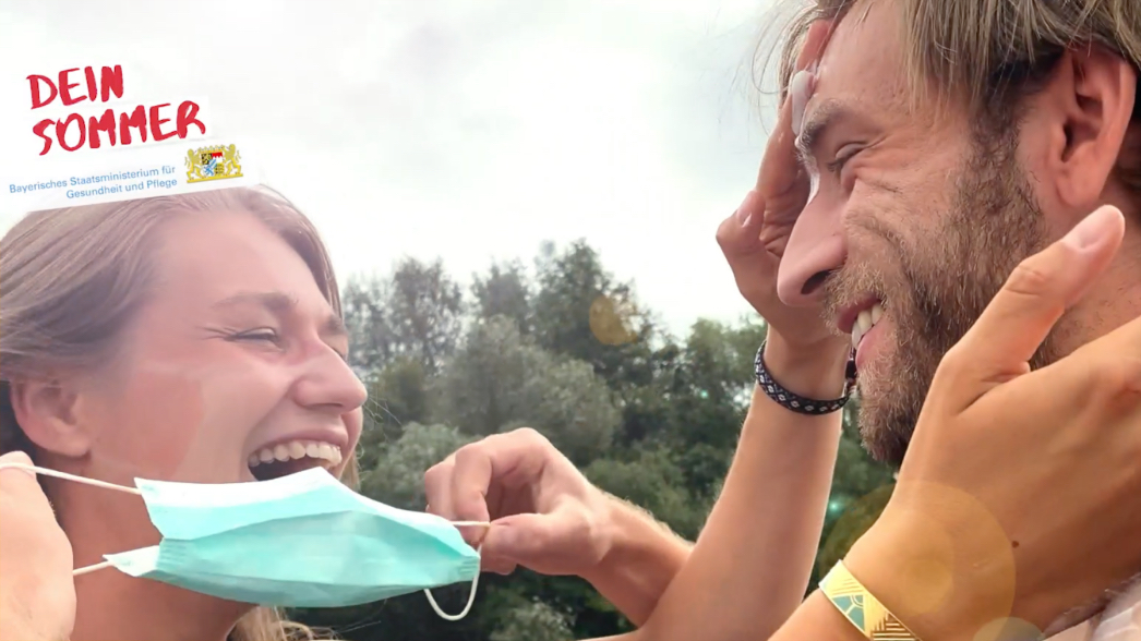 Video zur Krisenkommunikation COVID-19. Das Video für die Sommerferien während Corona  als Bestandteil einer weitreichenden Krisenkommunikation für das Bayerische Staatsministerium für Gesundheit und Pflege.